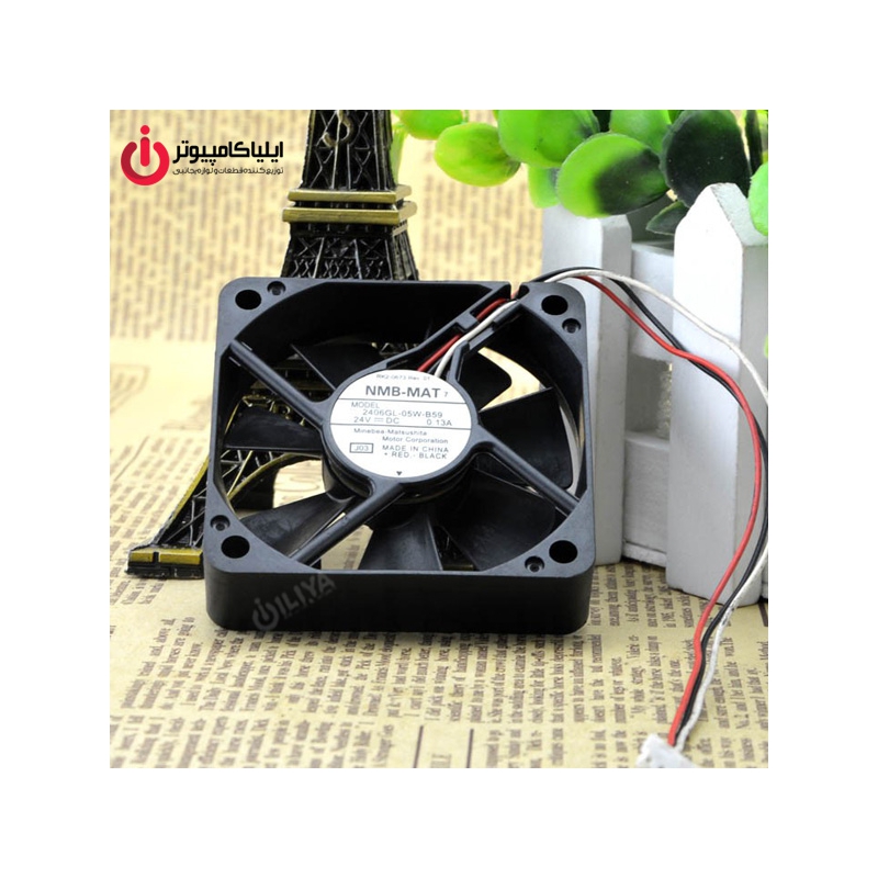 فن خنک کننده 6*6بلبرینگی مدل nmb-mat-2406gl-05w-b59