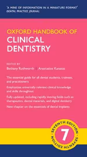 [PDF] دانلود کتاب Oxford Handbook Of Clinical Dentistry, 7th ed, 2020