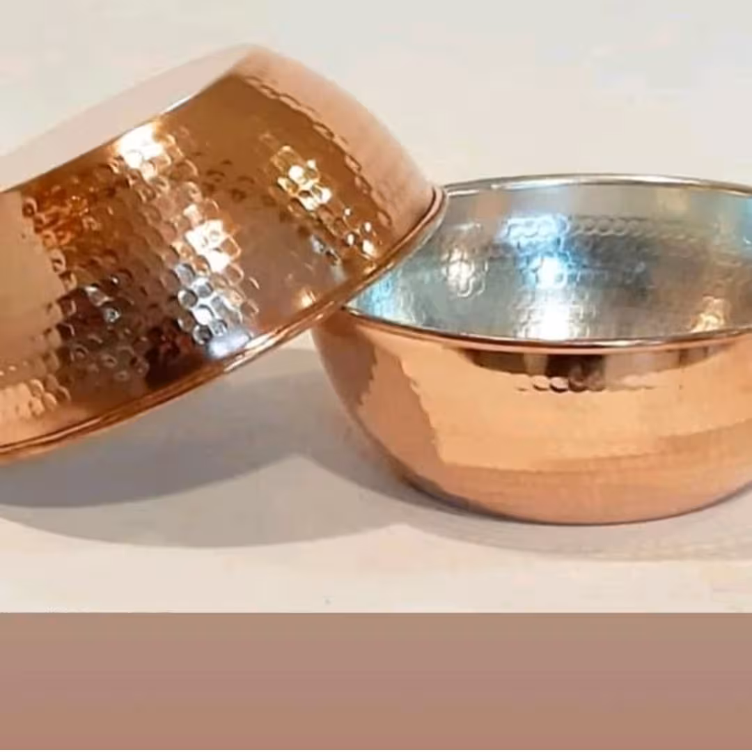 پیاله مسی سایز 2 سالاد خوری