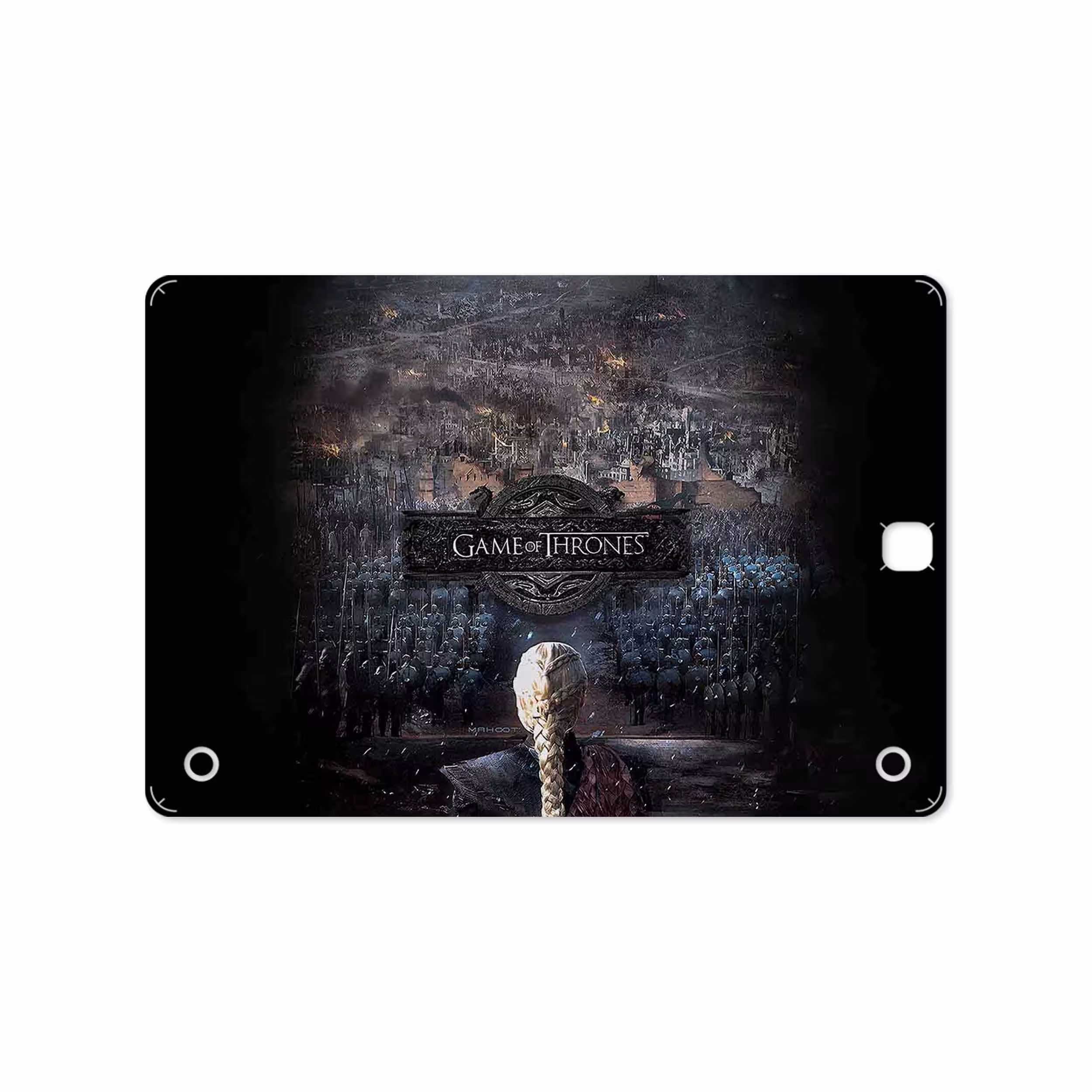 برچسب پوششی ماهوت مدل Game of Thrones مناسب برای تبلت سامسونگ Galaxy Tab A 9.7 2015 T550