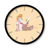 ساعت دیواری مدل روزمرگی کد 3254