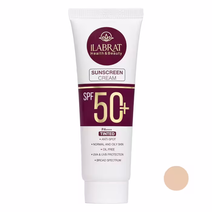 کرم ضدآفتاب ایلابرت مدل ضد لک light beige حجم 40 میلی لیتر