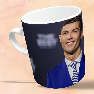 ماگ مدل دسته قلبی طرح رونالدو کد 162