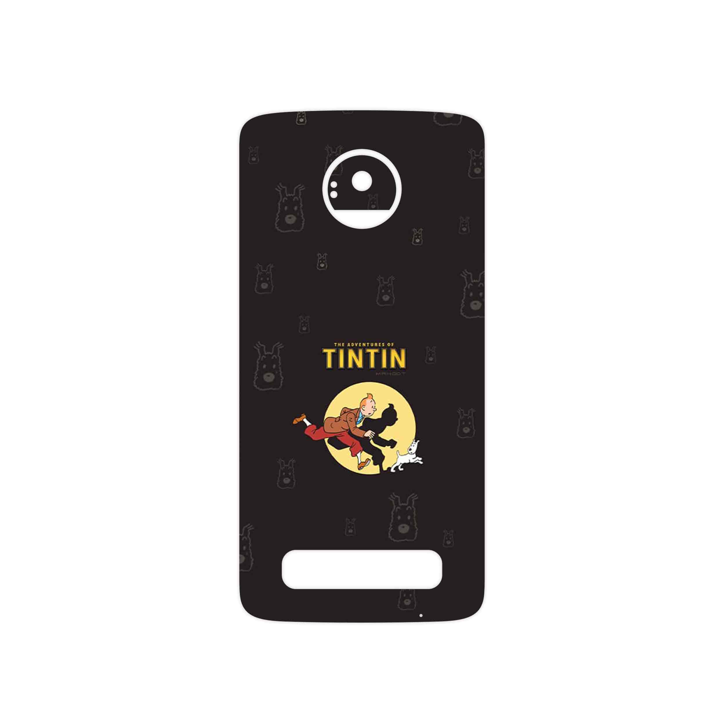 برچسب پوششی ماهوت مدل Tintin مناسب برای گوشی موبایل موتورولا Moto Z