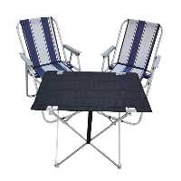 ست میز وصندلی ساحلی تاشو مسافرتی تعداد 2 عدد و دسته مبلی 2 نفره فوم دار 7 فنره دسته بسیار مقاوم(پس کرایه)