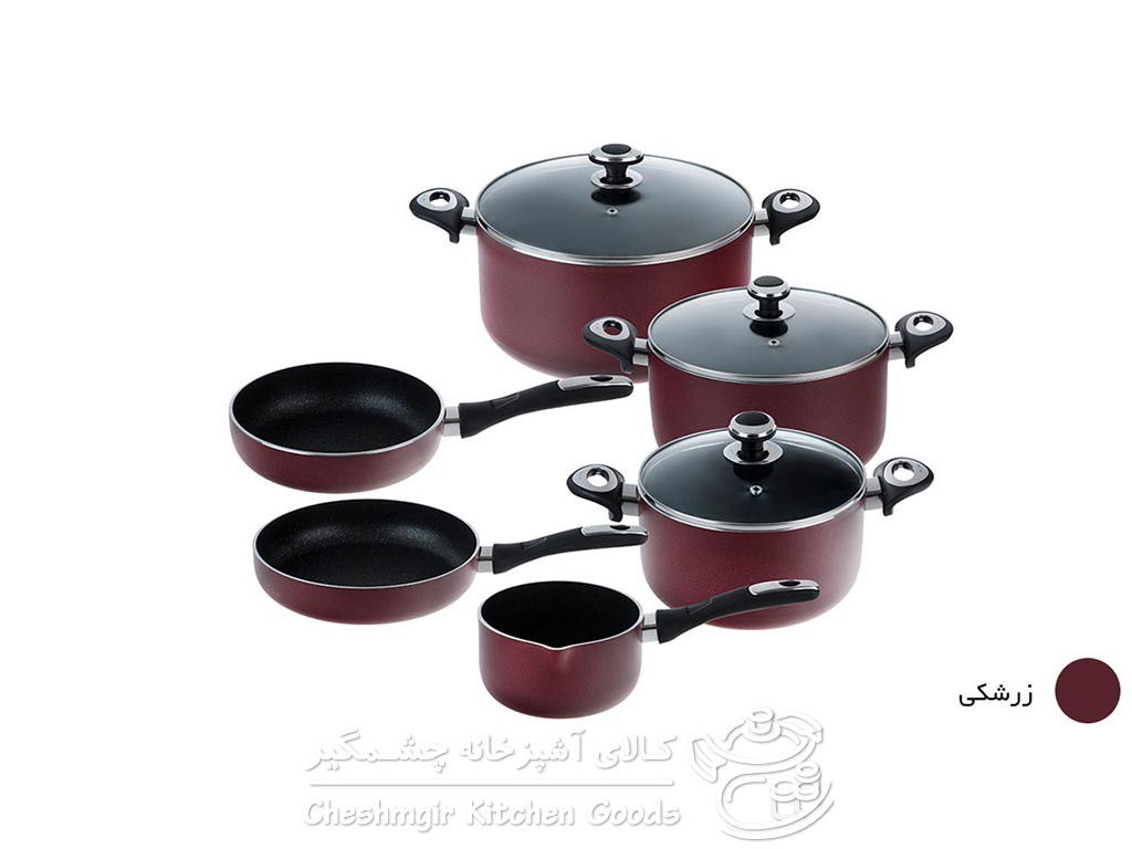 سرویس پخت و پز 9 پارچه گرانیتا زرساب مدل GT-7570-G