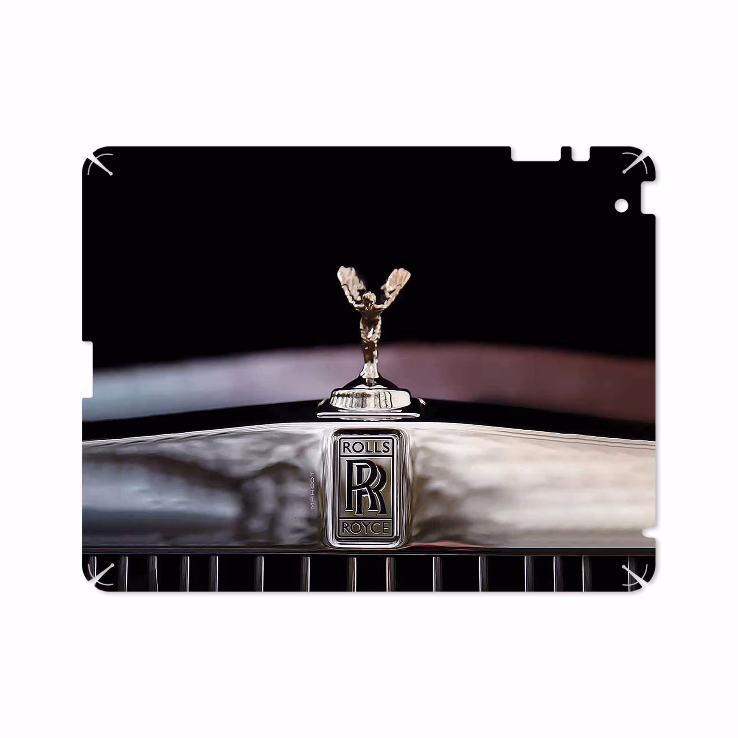 برچسب پوششی ماهوت مدل Rolls-Royce Motor مناسب برای تبلت اپل iPad 2 2011 A1395
