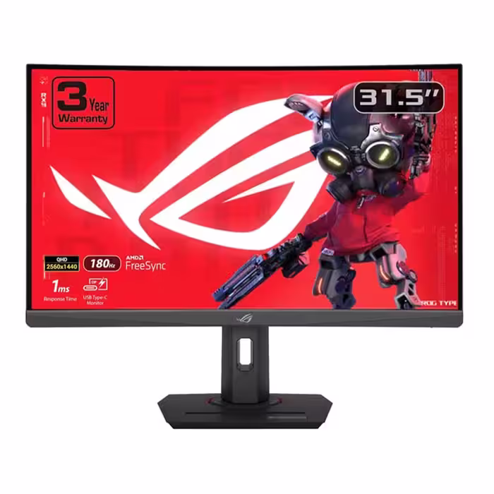 قیمت و خرید مانیتور خمیده گیمینگ 32 اینچ ایسوس مدل ROG Strix XG32WCS | یاس ارتباط