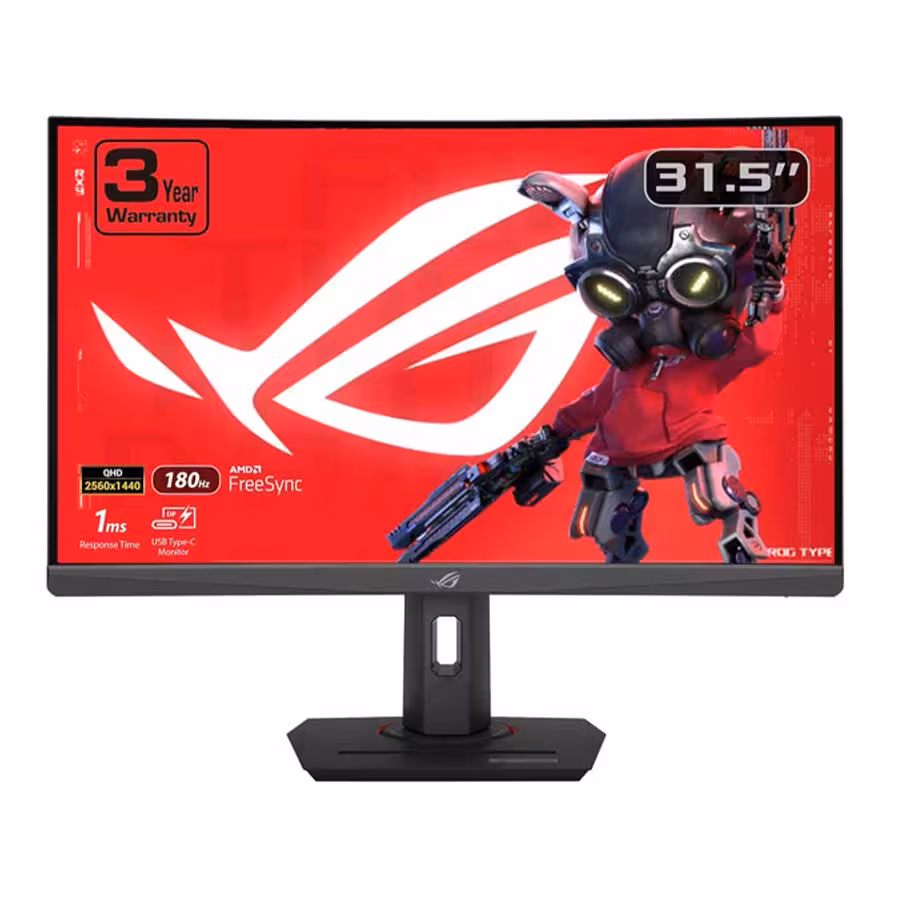 قیمت و خرید مانیتور خمیده گیمینگ 32 اینچ ایسوس مدل ROG Strix XG32WCS | یاس ارتباط