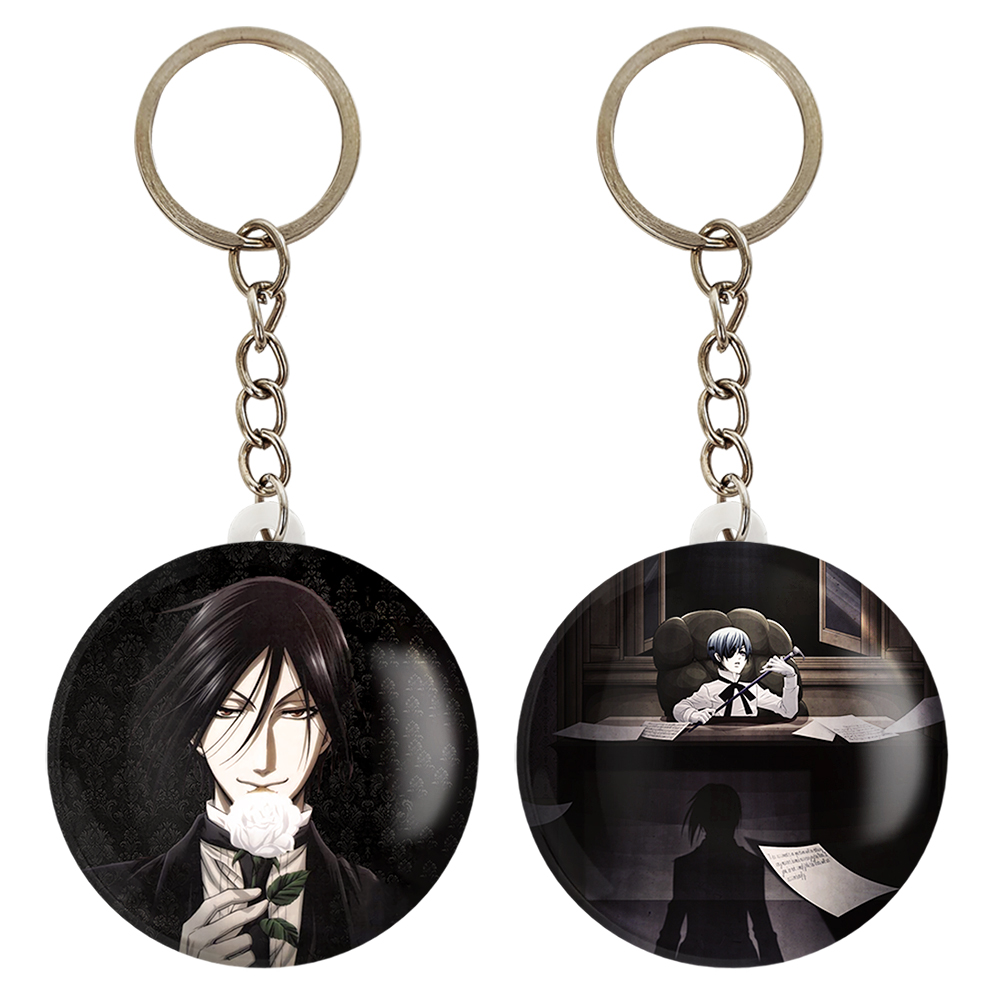 جاکلیدی خندالو مدل شیل و سباستین انیمه خادم سیاه کد 1631716319 مجموعه 2 عددی