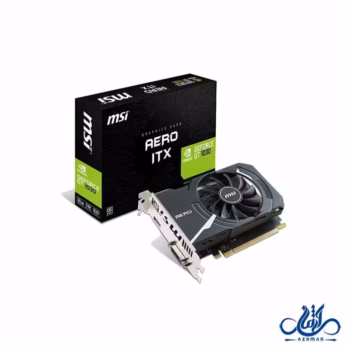 کارت گرافیک ام اس آی GT 1030 AERO ITX 2G OC