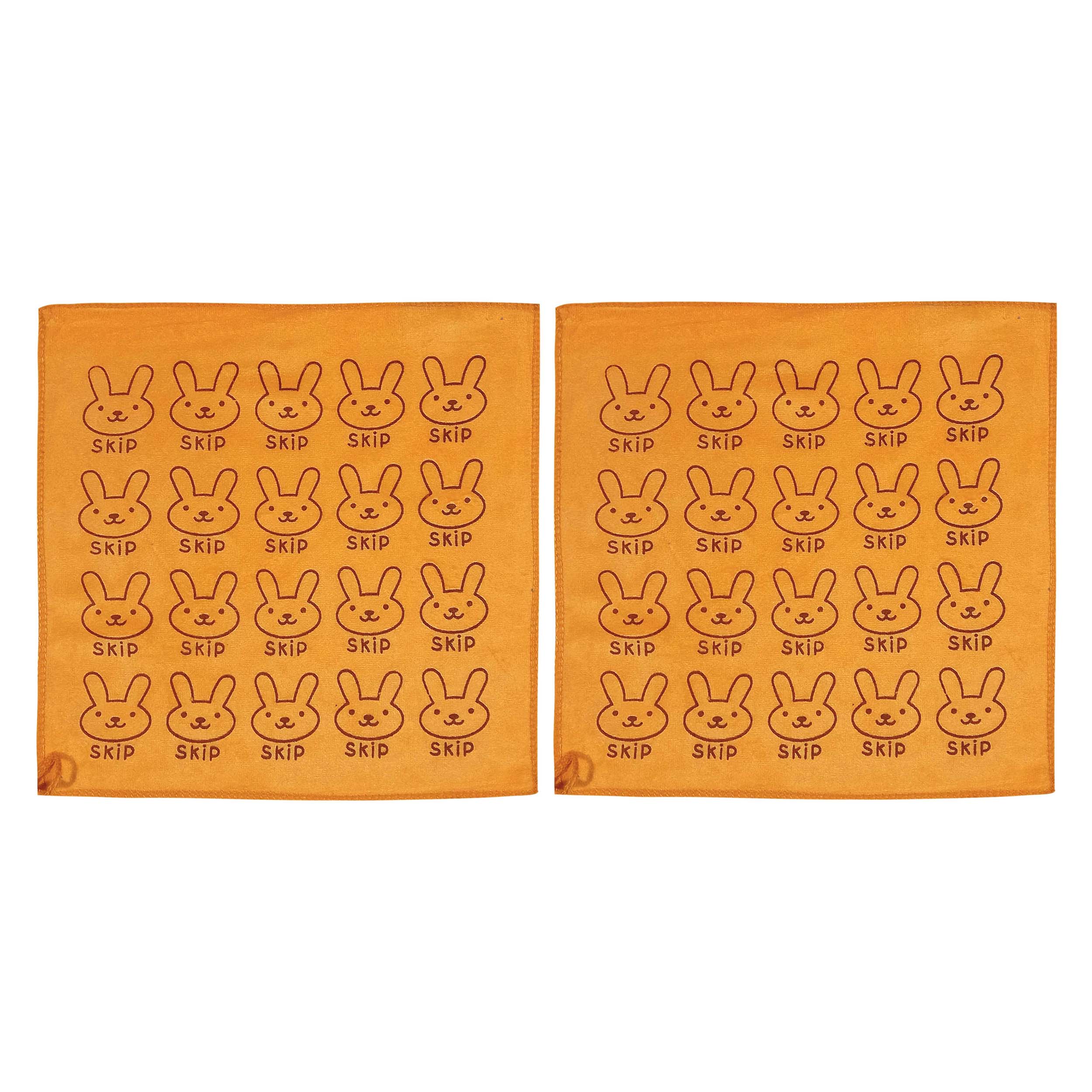 حوله آشپزخانه مدل خرگوش های عاشق سایز 30x30 سانتی متر مجموعه دو عددی