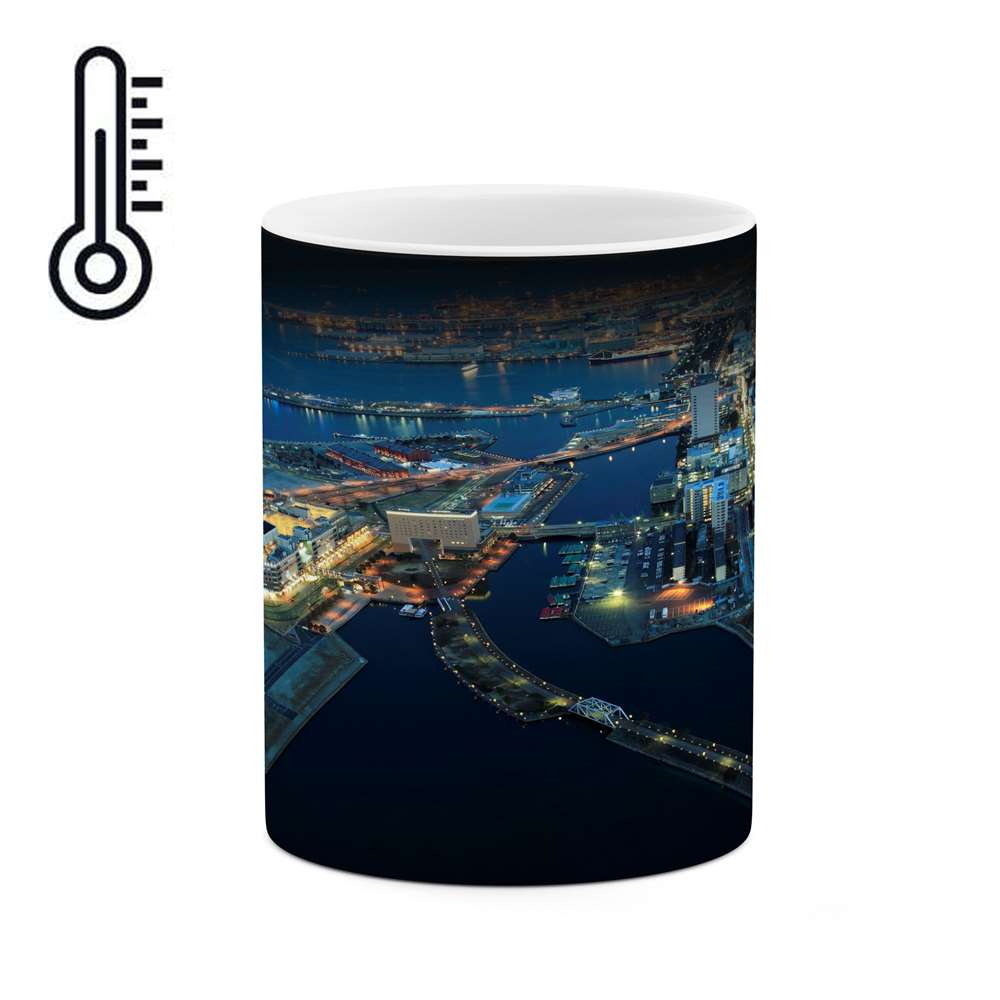 ماگ حرارتی کاکتی طرح شهر مدل mgh15759