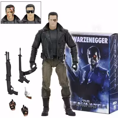 اکشن فیگور نکا مدل Terminator T-800 Arnold Schwarzenegger