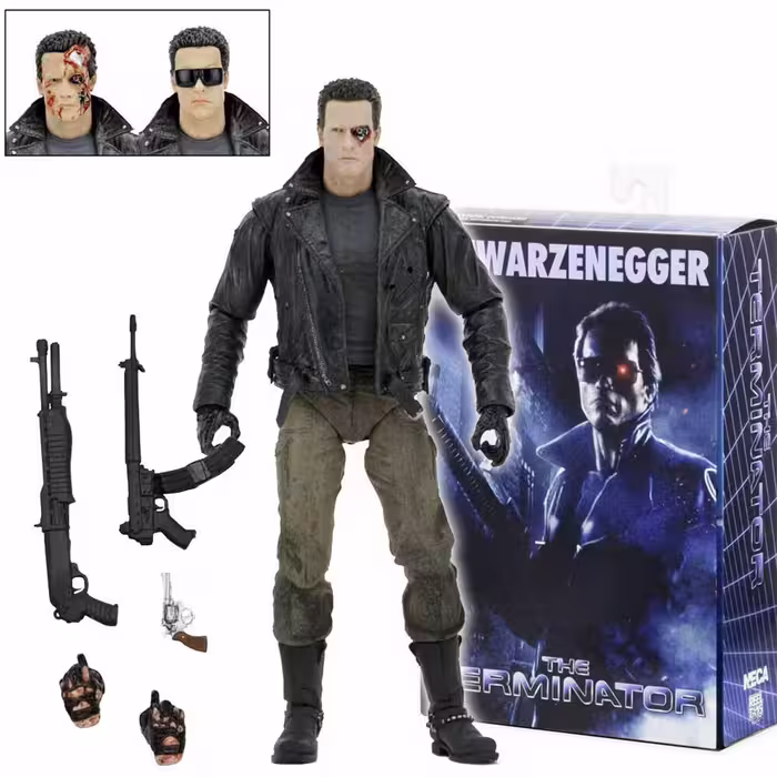 اکشن فیگور نکا مدل Terminator T-800 Arnold Schwarzenegger
