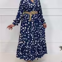پیراهن زنانه مدل پیراهن شادیا جنس فلور کد 1084