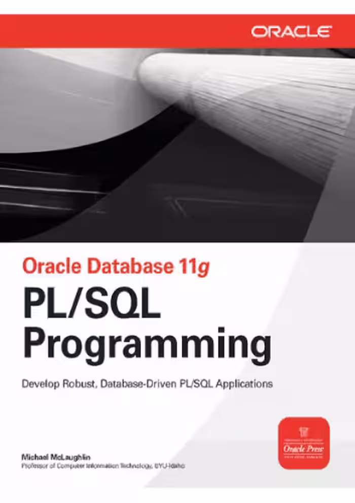 خرید و دانلود نسخه کامل کتاب Oracle Database 11g PL SQL Programming