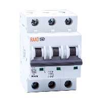 کلید مینیاتوری 3 پل 16 آمپر RB-M-3P-C16-6KA رعد