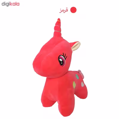 عروسک طرح اسب پونی یونیکرن کد 527 ارتفاع 34 سانتی متر