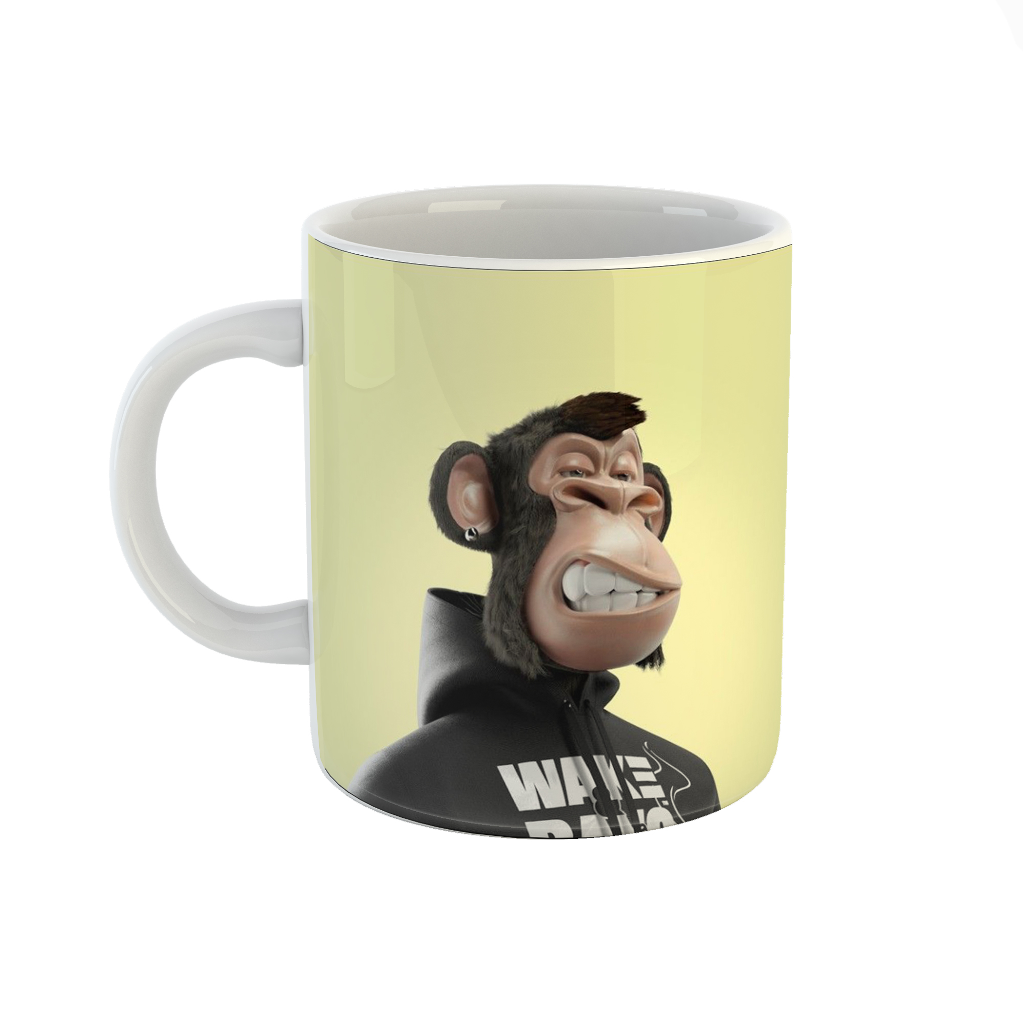 ماگ طرح گرافیکی میمون NFT  