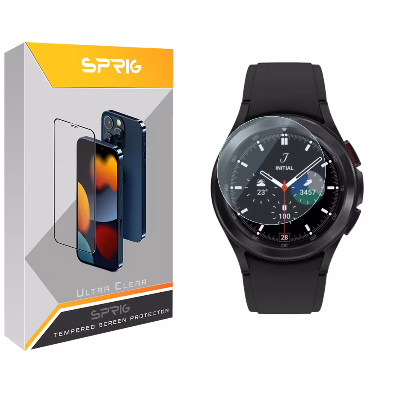 محافظ صفحه نمایش اسپریگ مدل SPG مناسب برای ساعت هوشمند سامسونگ Galaxy Watch 4 Classic 42mm