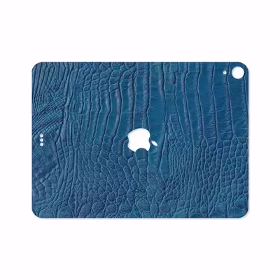 برچسب پوششی ماهوت مدل Blue-Crocodile-Leather مناسب برای تبلت اپل iPad Pro 11 2018 A1979