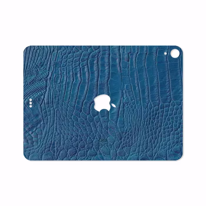 برچسب پوششی ماهوت مدل Blue-Crocodile-Leather مناسب برای تبلت اپل iPad Pro 11 2018 A1979