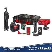 کیت تراز لیزری نورسبز میلواکی Milwaukee مدل M123PLKIT-401P