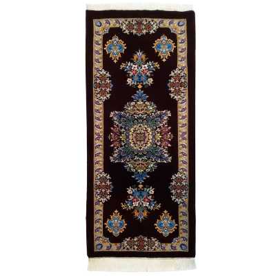 فرش دستبافت یک متری طرح رانر ترنجی کد YM.270