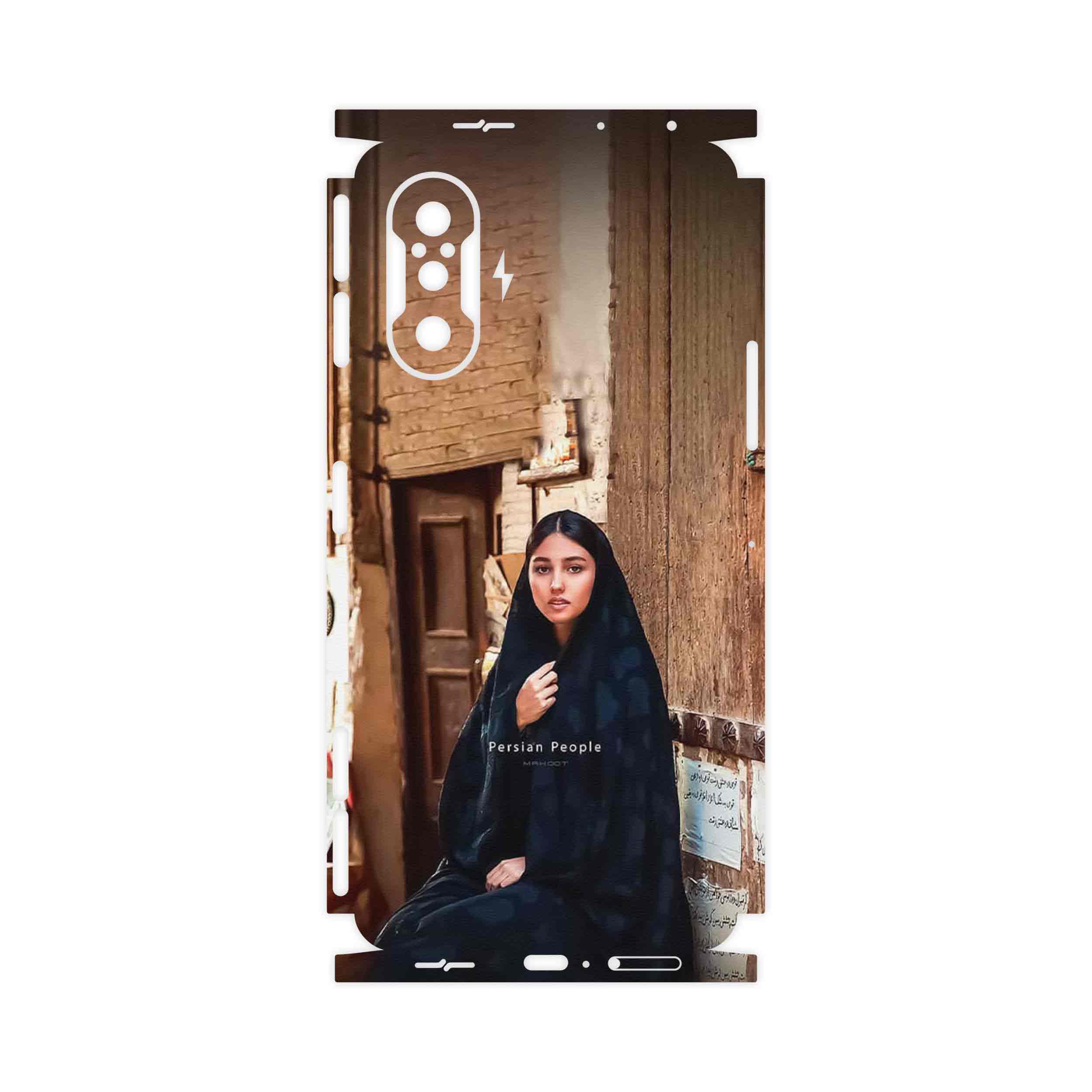 برچسب پوششی ماهوت مدل Portrait of an Iranian Woman-FullSkin مناسب برای گوشی موبایل شیائومی Redmi K40 Gaming