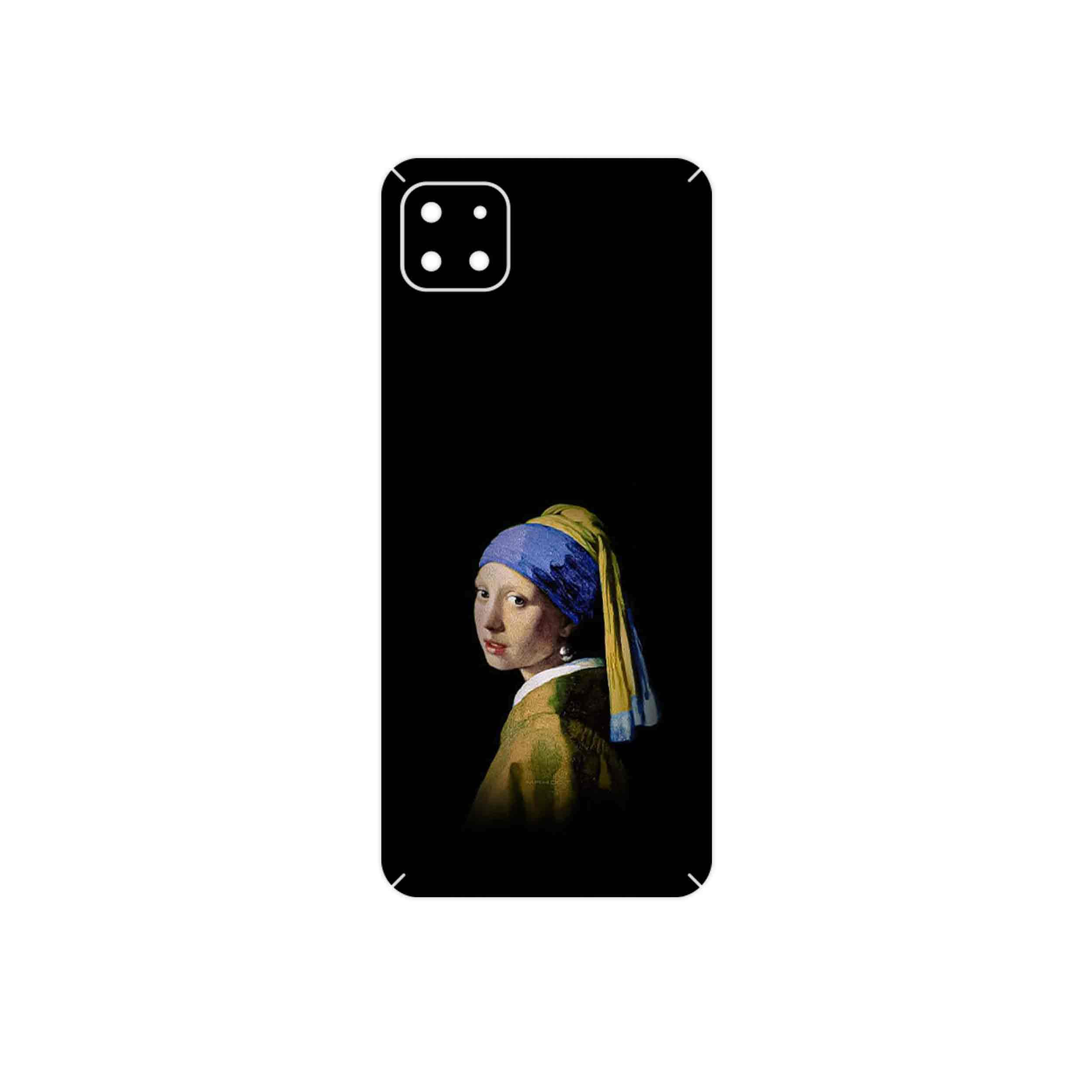 برچسب پوششی ماهوت مدل Girl with a Pearl Earring of Vermeer مناسب برای گوشی موبایل سامسونگ Galaxy A22 5G