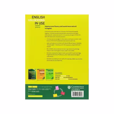 کتاب English collocation in use اثر M. McCarthy and F.ODell انتشارات Cambridge دو جلدی