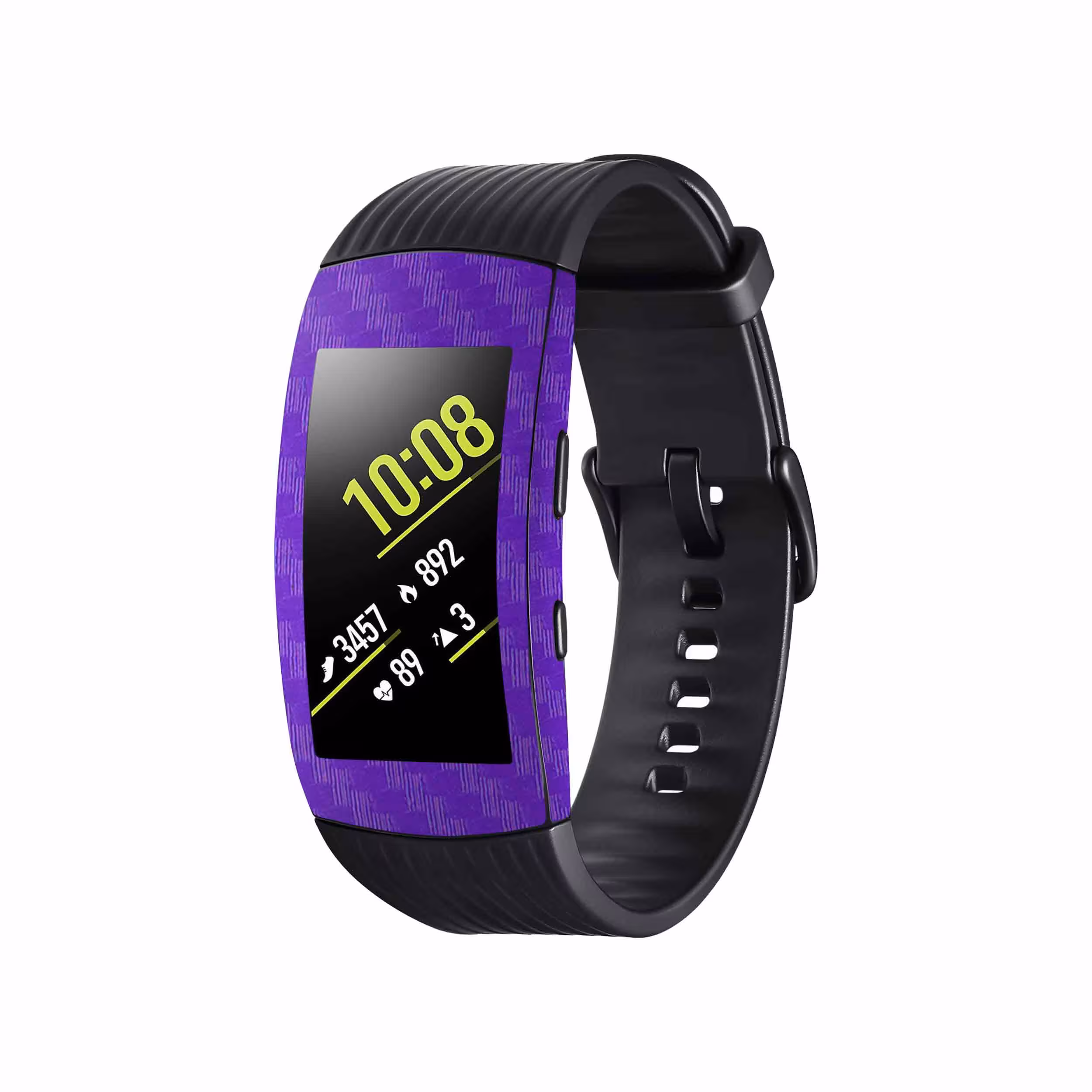 برچسب ماهوت طرح Purple-Fiber مناسب برای ساعت هوشمند سامسونگ Galaxy Gear Fit 2 Pro