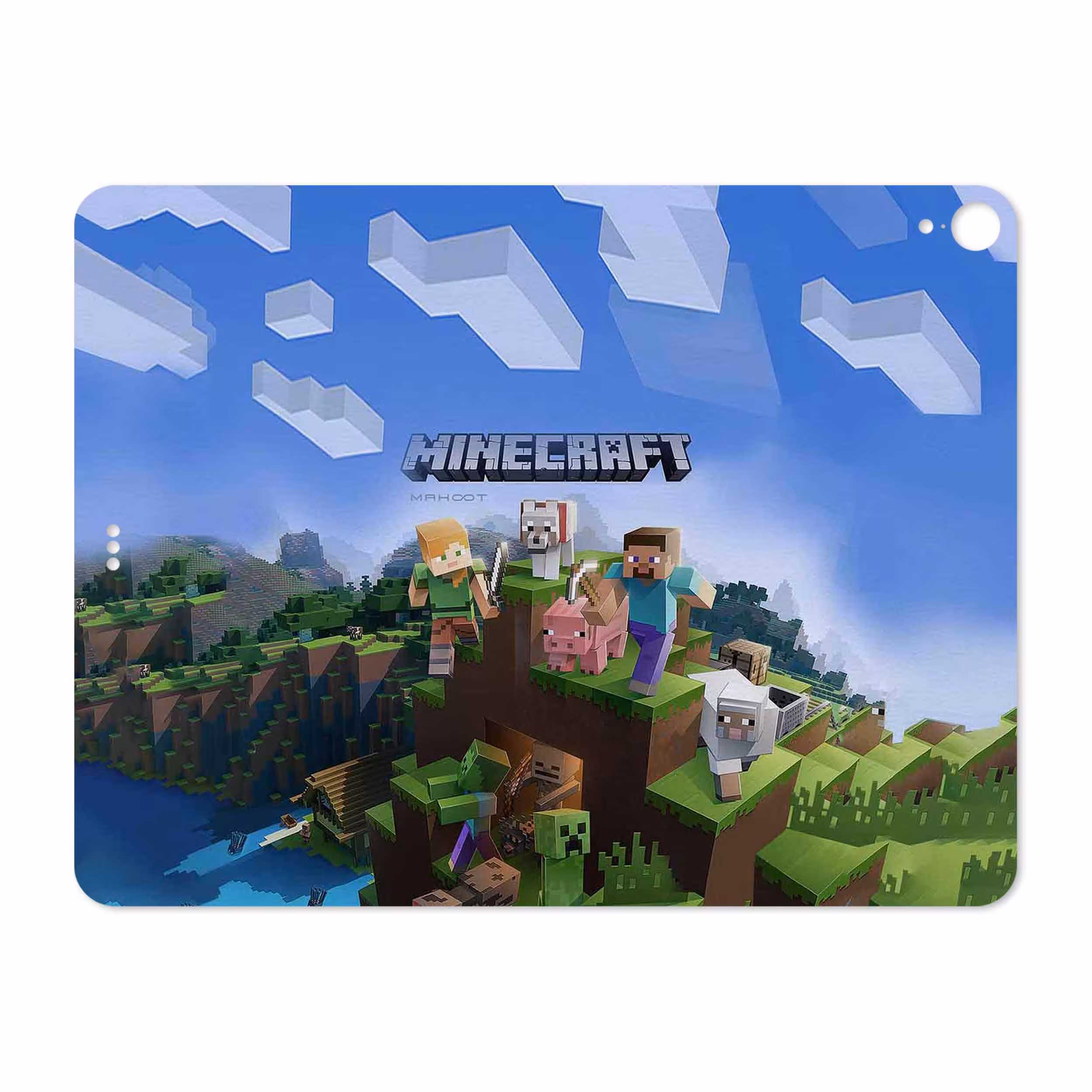 برچسب پوششی ماهوت مدل Minecraft-Game مناسب برای تبلت اپل iPad Pro 12.9 (GEN 3) 2018 A2014
