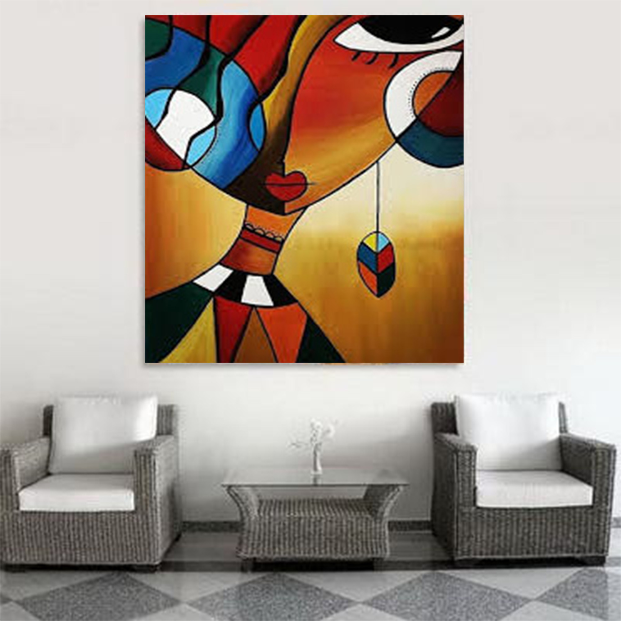 تابلو شاسی طرح نقاشی مدل 834