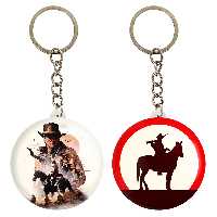 جاکلیدی خندالو مدل رد دد Red Dead کد 1029810296 مجموعه 2 عددی