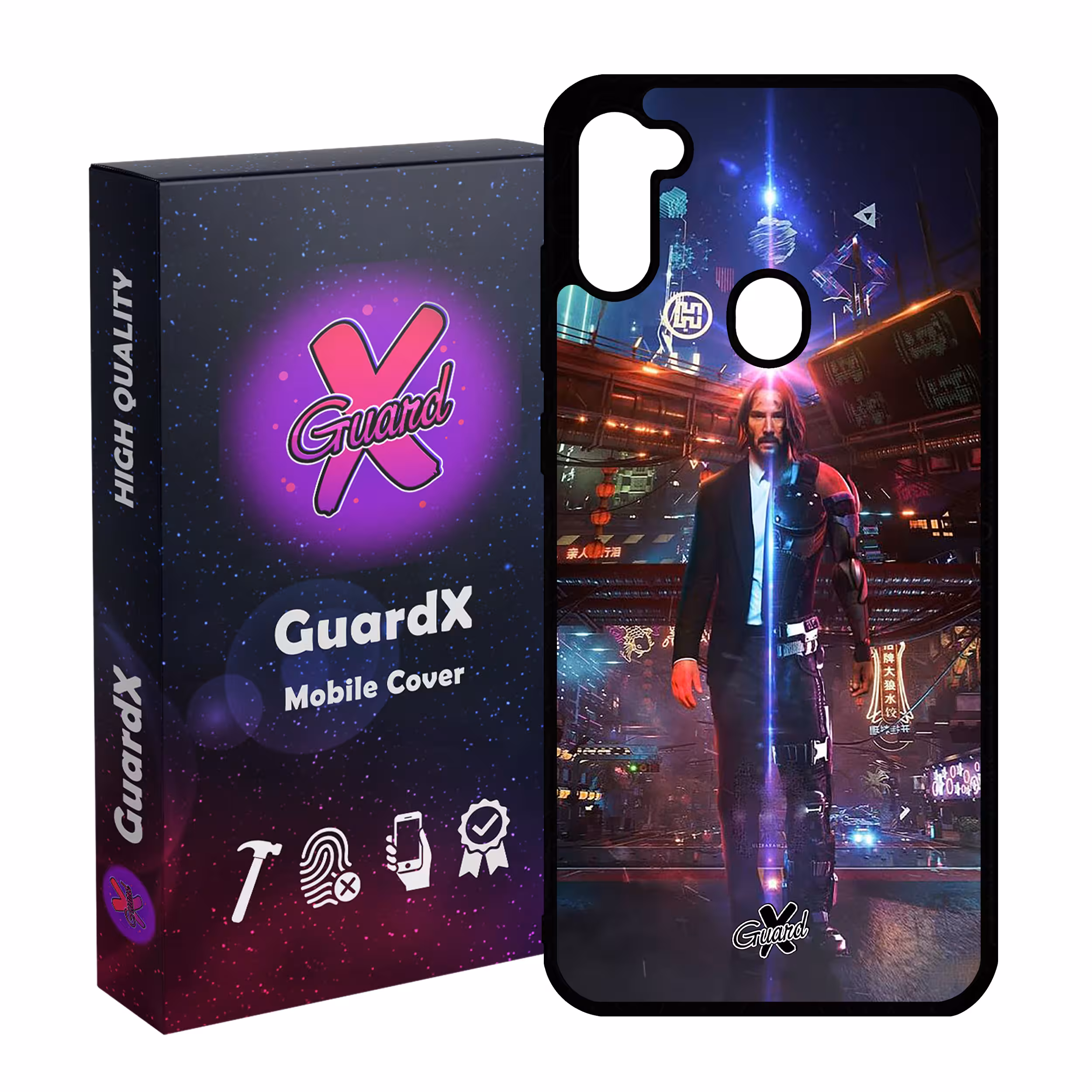 کاور گارد ایکس طرح John Wick مدل Glass10077 مناسب برای گوشی موبایل سامسونگ Galaxy A11 / M11