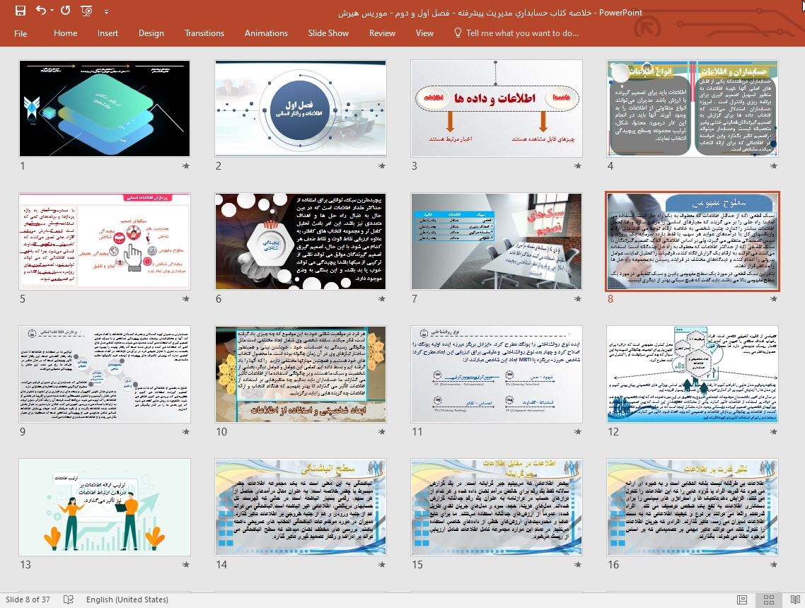 پاورپوينت كتاب حسابداري مديريت پيشرفته موريس هيرش فصل اول و دوم