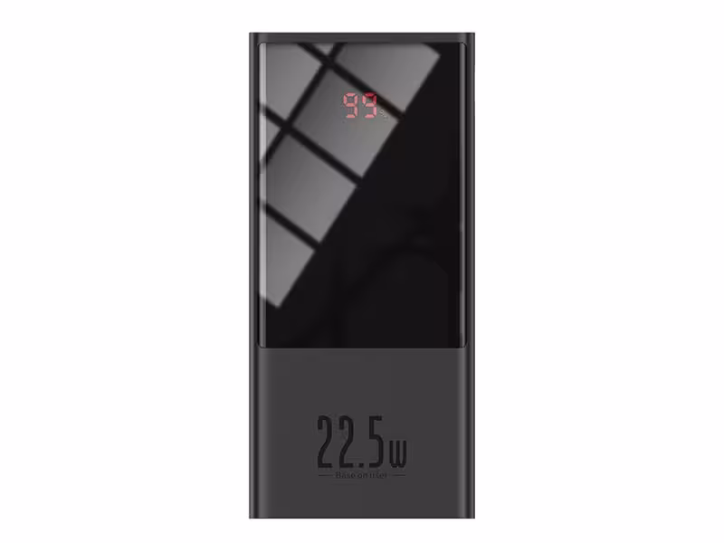 پاور بانک 20000 میلی آمپر بیسوس Baseus PPMN-B02 Super mini digital Display 20000mAh power bank