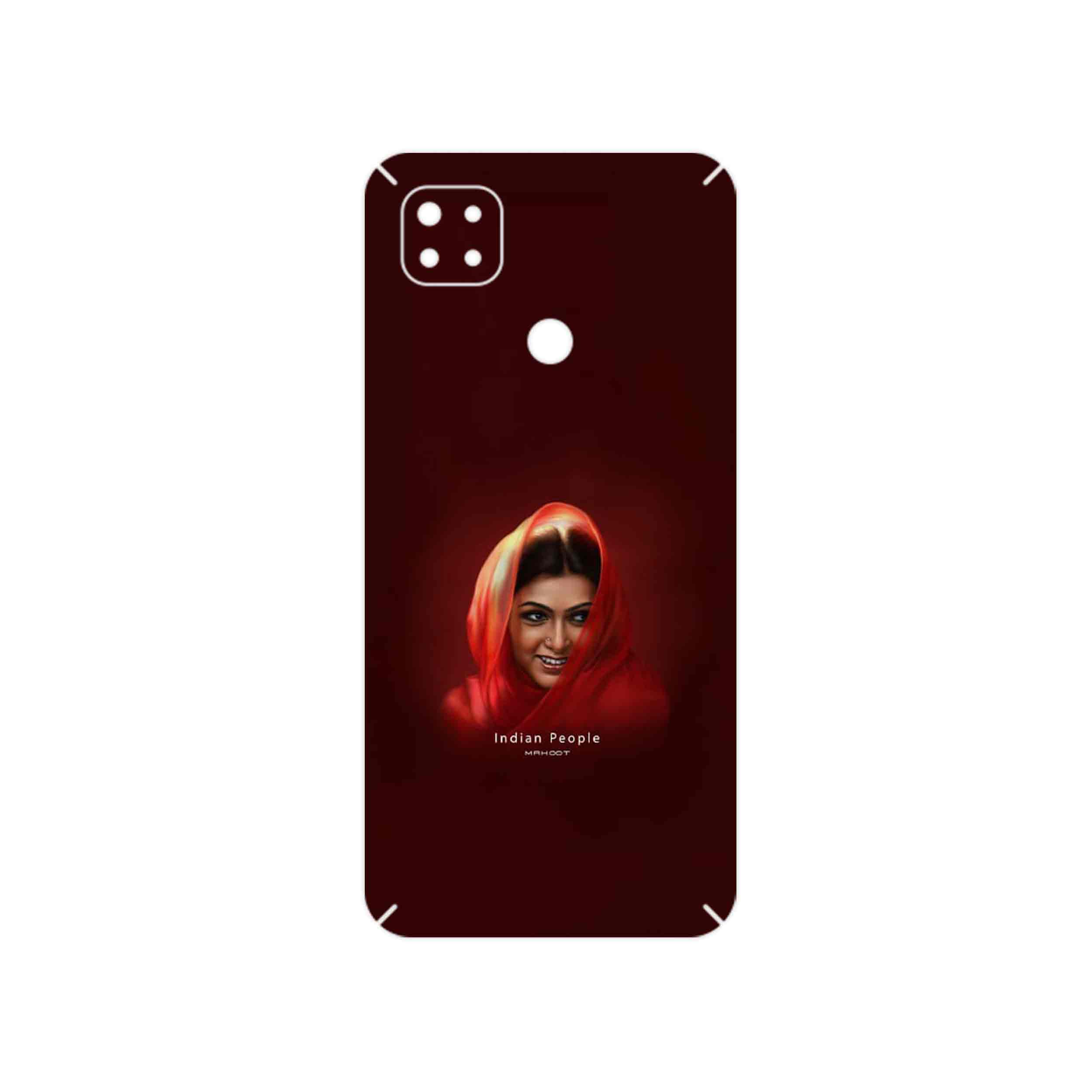 برچسب پوششی ماهوت مدل Portrait of an Indian Woman مناسب برای گوشی موبایل شیائومی Redmi 9 Activ