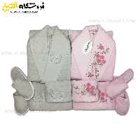 سرویس حوله عروس و داماد 10تکه گلدوزی سه بعدی برند MARIBOR