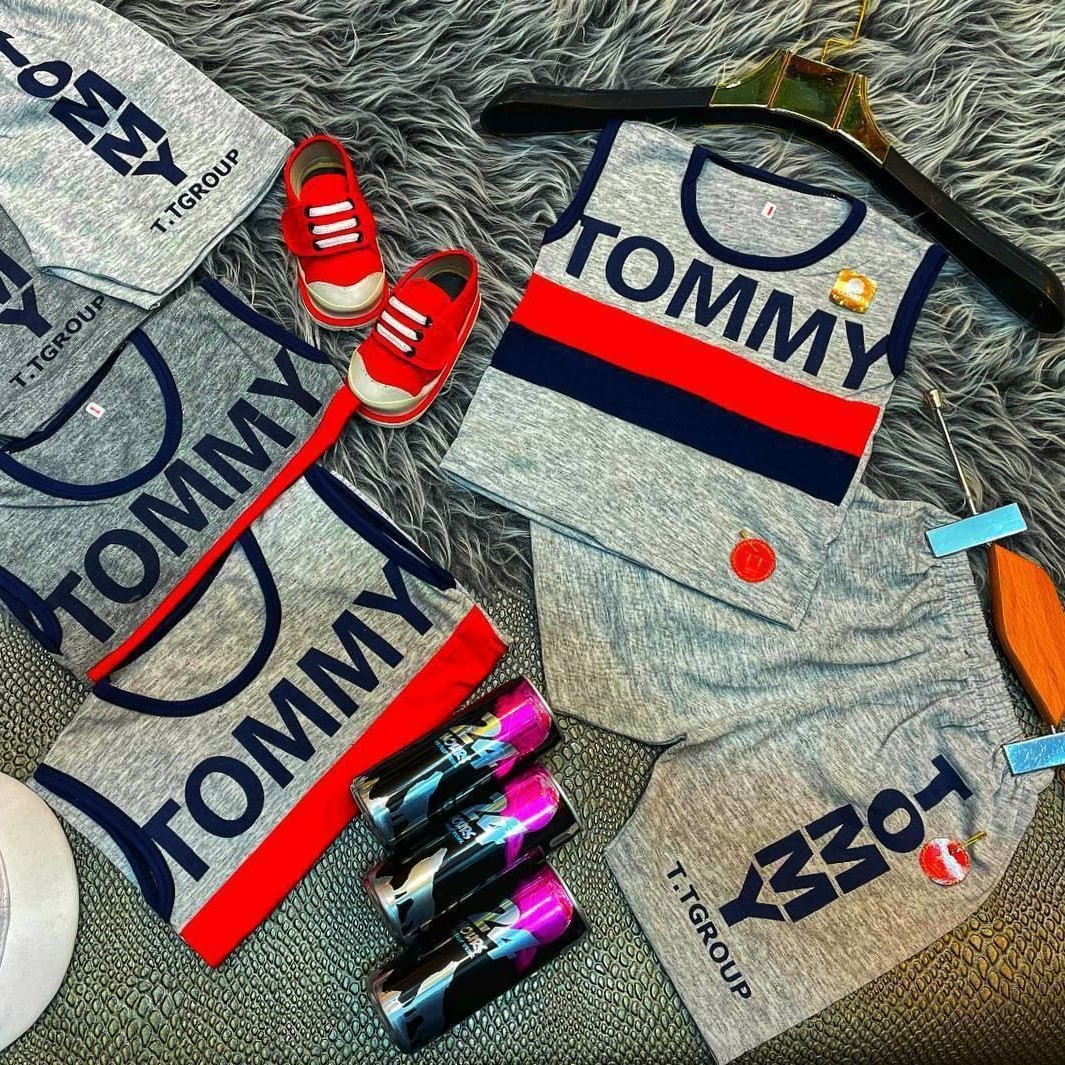 تاپ شلوارک پسرانه کیفیت ملانژ