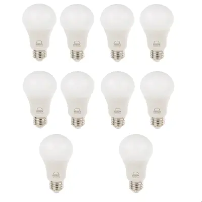 لامپ LED بروکس 10 وات مدل A60 پایه E27 بسته 10 عددی