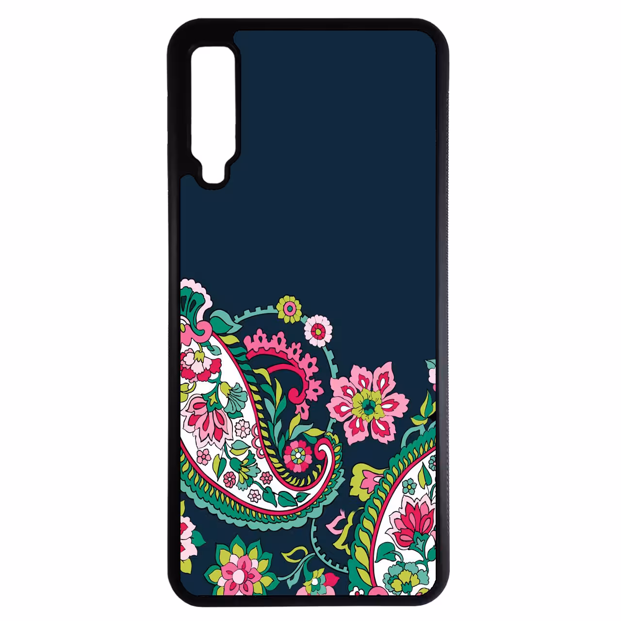 کاور طرح گل و بوته کد 10801 مناسب برای گوشی موبایل سامسونگ galaxy A7 2018
