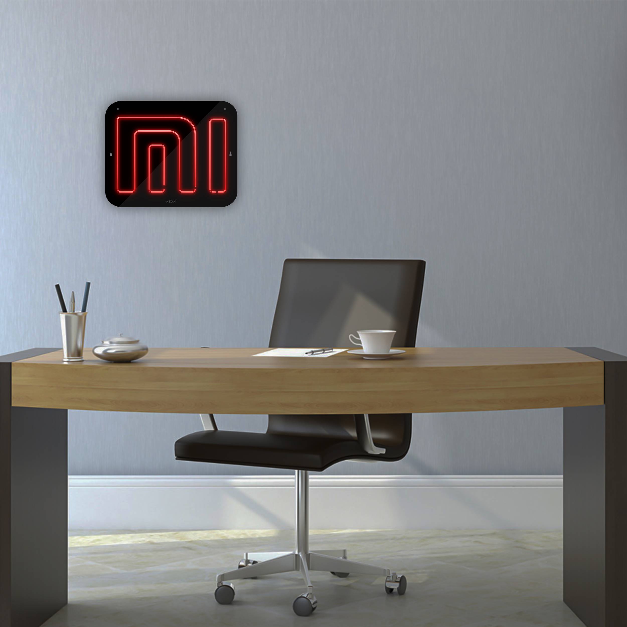 چراغ دیواری نئون دیزاین مدل Xiaomi-BL_RD