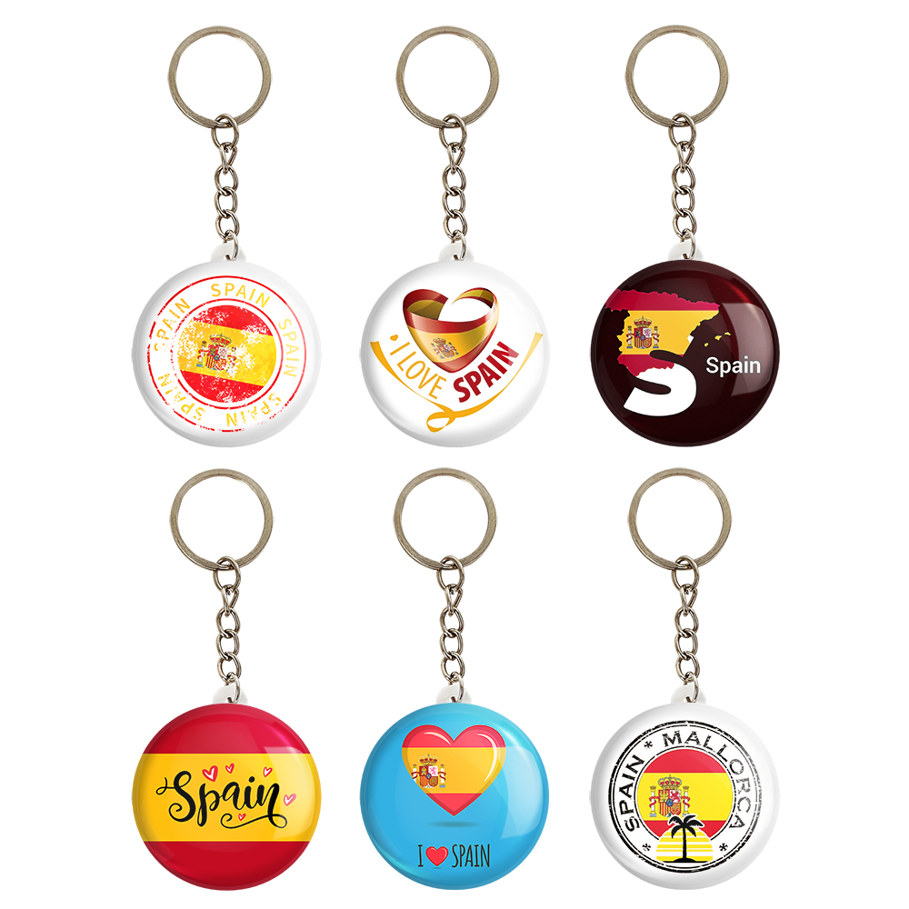 جاکلیدی خندالو مدل پرچم دانمارک کد 1224B مجموعه 6 عددی