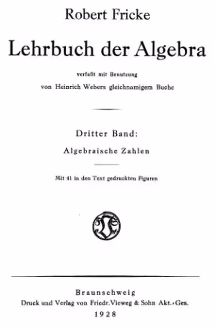 خرید و دانلود نسخه کامل کتاب Lehrbuch der Algebra