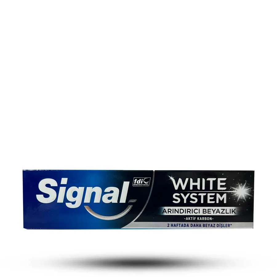 خمیردندان سفید کننده سیگنال White System حجم 75 میل