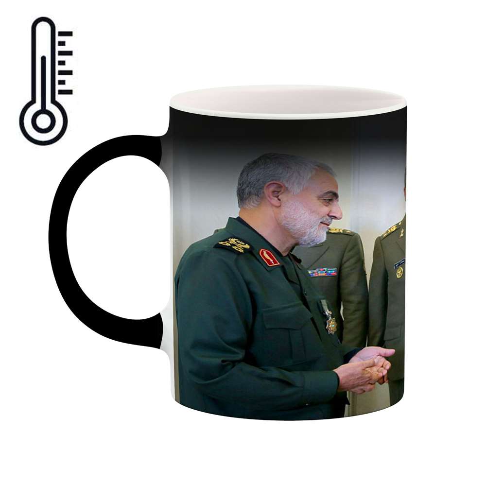 ماگ حرارتی طرح سردار شهید حاج قاسم سلیمانی  مدل mgph11777