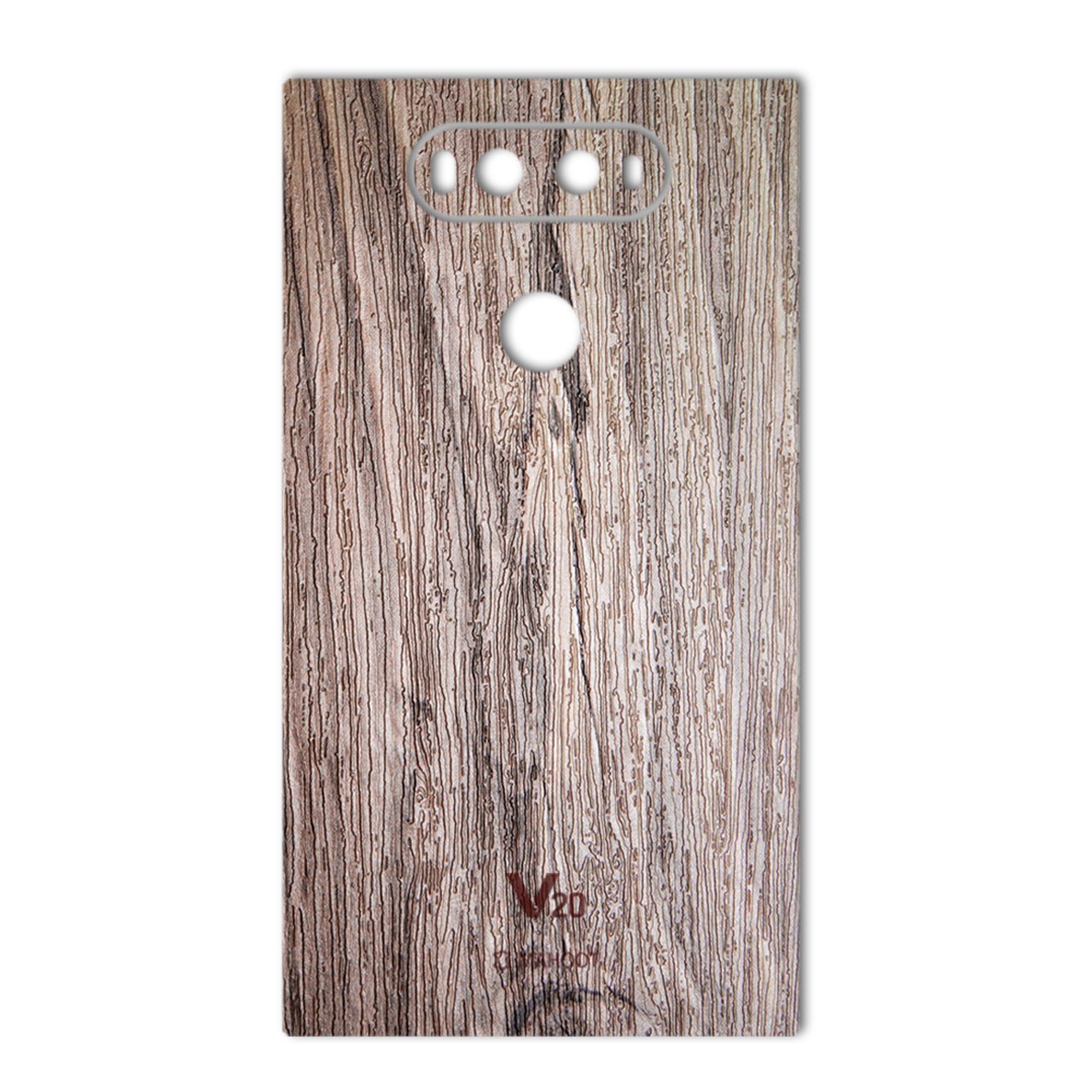 برچسب پوششی ماهوت مدل Walnut Texture مناسب برای گوشی LG V20